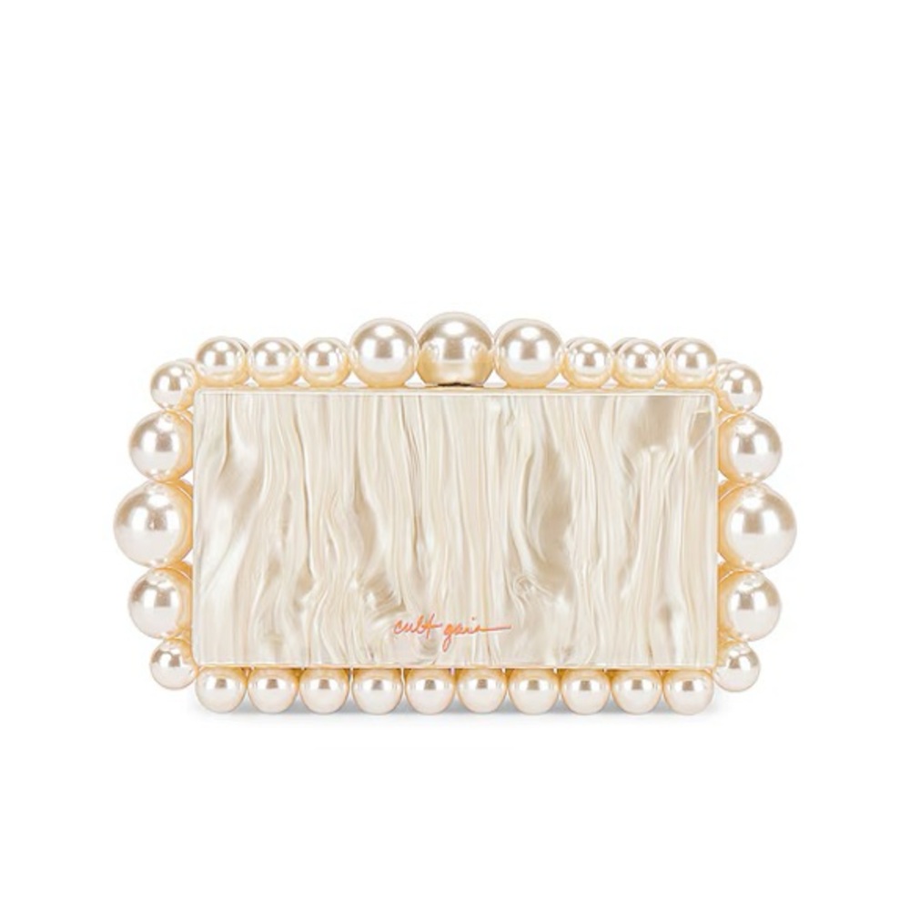 Cult Gaia Eos Pearl Box Clutch - Picture 2 of 16